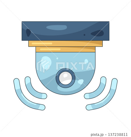 Illustration of CCTV Illustration of CCTV 137238811
