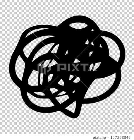 Icons that represent confusion, worry, bewilderment, irritation, and depression. 137238845