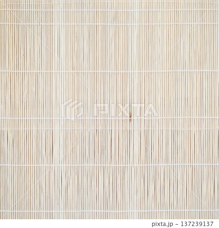 Bamboo Mat Texture Background With Horizontal Natural Stripes In Neutral Tone Bamboo Mat Texture Background With Horizontal Natural Stripes In Neutral Tone 137239137