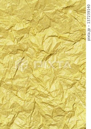 Crumpled Gold Foil Texture With Metallic Shine And Rich Reflective Surface 137239140