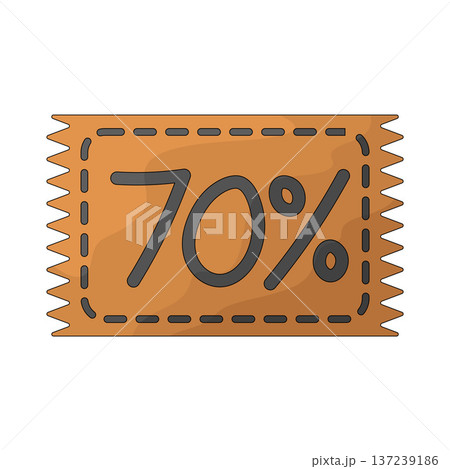 Illustration of coupon Illustration of coupon 137239186