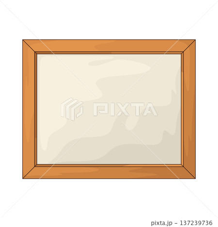 Illustration of Canvas Frame Illustration of Canvas Frame 137239736