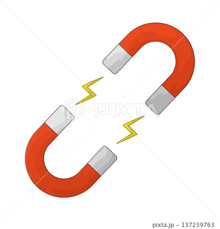 Illustration of Two magnets Illustration of Two magnets 137239763