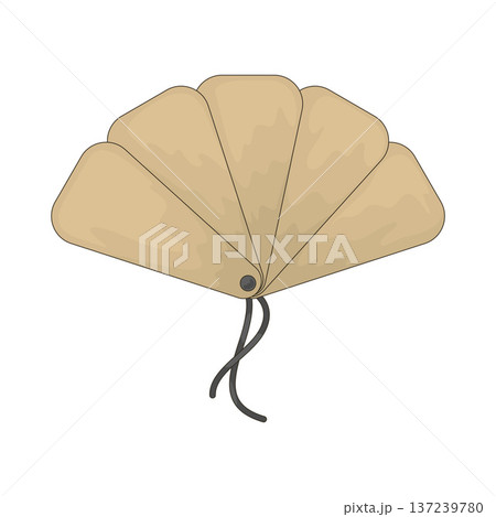 Illustration of Paper fan 137239780