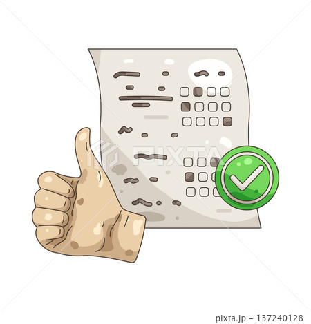 Illustration of Approved exam Illustration of Approved exam 137240128