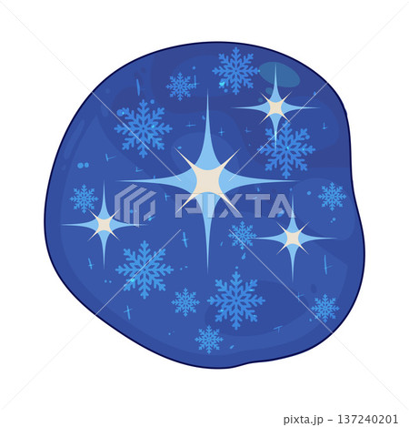 Illustration of Winter Star Illustration of Winter Star 137240201
