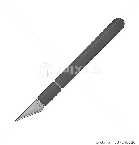 Illustration of Art Knife Illustration of Art Knife 137240226
