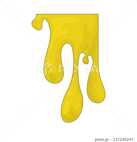 Illustration of Paint Drip 137240247