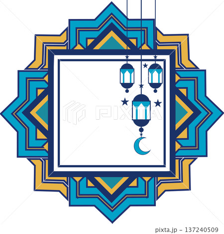 Ramadan lantern with Islamic ornament, empty space, lantern, Ramadan, vector background template elements. Ramadan lantern with Islamic ornament, empty space, lantern, Ramadan, vector background template elements. 137240509