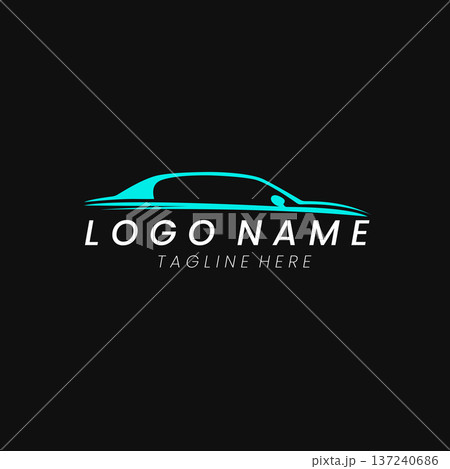 car line logo design vector 137240686