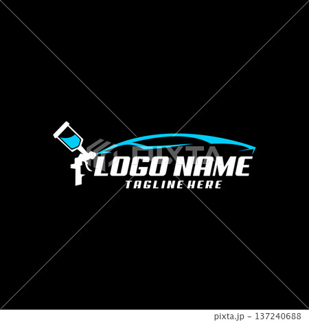 car spray logo design vector 137240688