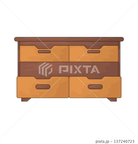 Illustration of Drawers 137240723