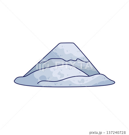 Illustration of Snow Mountain Illustration of Snow Mountain 137240728