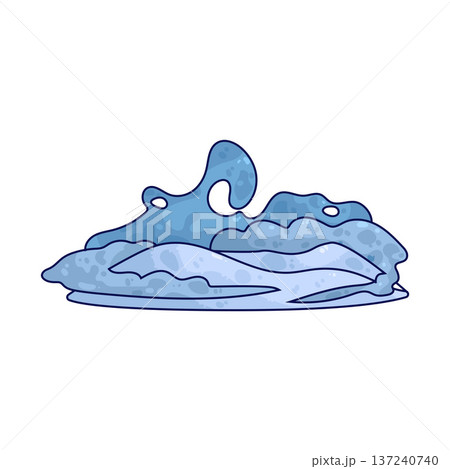 Illustration of Snow Dust 137240740