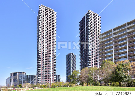 福岡アイランドシティ照葉　アイランドシティ風景　福岡のランドマーク 137240922