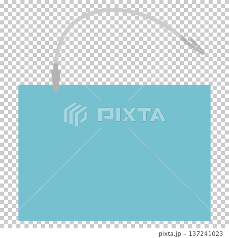 Simple illustration of a disposable dental clinic apron 137241023