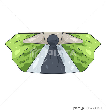 Illustration of Culvert Illustration of Culvert 137241408