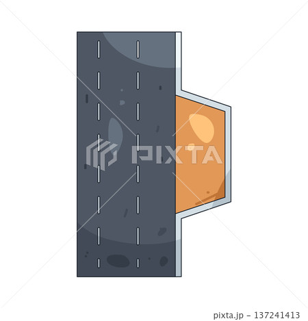 Illustration of road Illustration of road 137241413