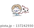 隣の人の強い香水や柔軟剤の匂いで気分が悪くなる男性（スメルハラスメント・香害） 137242930