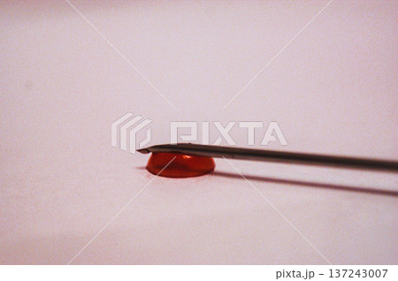 blood drop in syringe vaccine medicine 137243007