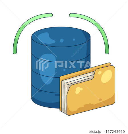 Illustration of Data archive 137243620