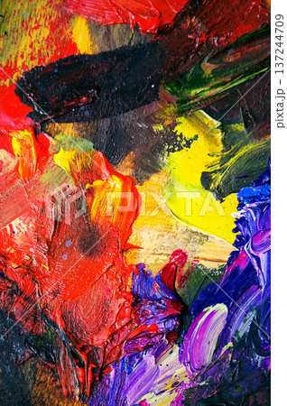 Abstract painting background. Painterly texture abstract background. 137244709