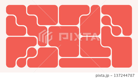 Trendy Bento Grid Vector Template With Right Angles And Brick-Style Panels. Geometric Brutal Shapes In Different Sizes For Web Layouts And Modern Web Design, Social Media And Collages Trendy Bento Grid Vector Template With Right Angles And Brick-Style Panels. Geometric Brutal Shapes In Different Sizes For Web Layouts And Modern Web Design, Social Media And Collages 137244787