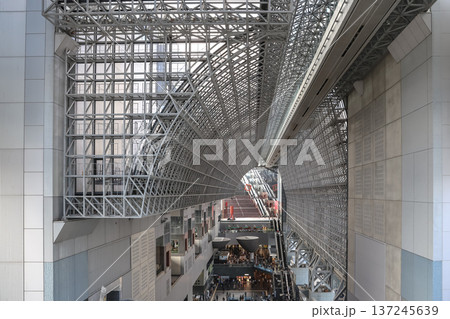 Nov 29 2025 Kyoto Station Plaza with Modern Architectural Design 137245639