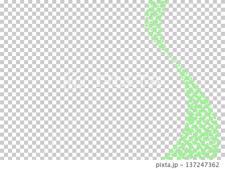 Heart pattern background Green monochrome Heart Heart pattern background Green monochrome Heart 137247362