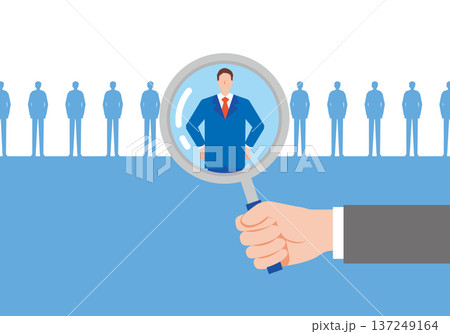 優秀な人材の発見 137249164