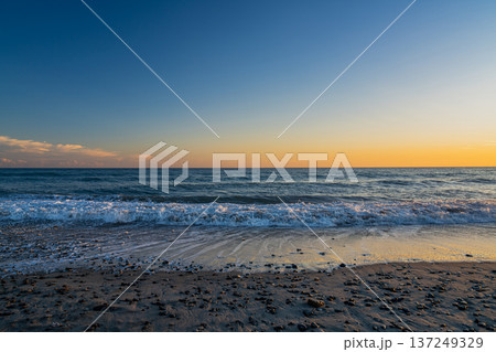 浜松市の中田島砂丘の風景(静岡県) 137249329