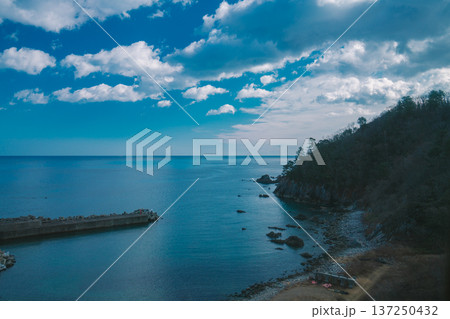 岩手の三陸海岸の美しい風景 137250432