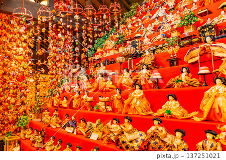 （静岡県）文化公園雛の館・雛のつるし飾り 137251021