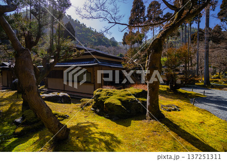 京都のしょうざん日本庭園の風景 京都のしょうざん日本庭園の風景 137251311