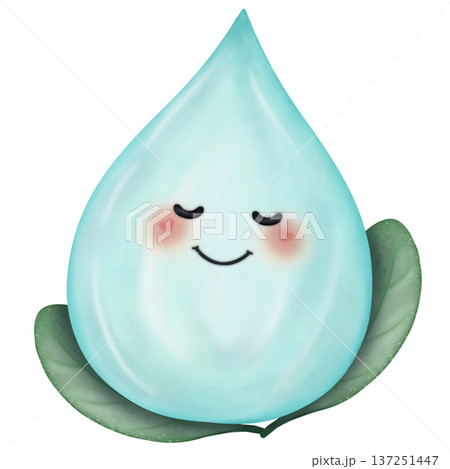 World Water Day Cute water and planet earth character with emotions, face, arms, legs in shoes. Cartoon style. Hand drawn fashion illustration. World water day, nature care concept. World Water Day Cute water and planet earth character with emotions, face, arms, legs in shoes. Cartoon style. Hand drawn fashion illustration. World water day, nature care concept. 137251447