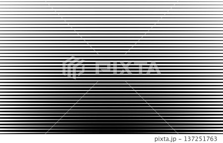 下部の中心がぼんやり濃い横向きのボーダー柄のハーフトーン 137251763