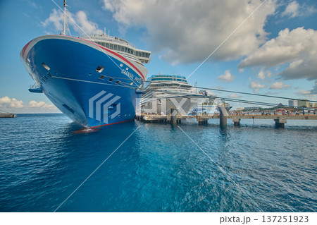 Cozumel, Mexico-December 16 2025:Cozumel is a major Caribbean cruise hub with three main terminals. It is one of the busiest ports in Mexico Cozumel, Mexico-December 16 2025:Cozumel is a major Caribbean cruise hub with three main terminals. It is one of the busiest ports in Mexico 137251923