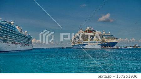 Cozumel, Mexico-December 16 2025:Cozumel is a major Caribbean cruise hub with three main terminals. It is one of the busiest ports in Mexico Cozumel, Mexico-December 16 2025:Cozumel is a major Caribbean cruise hub with three main terminals. It is one of the busiest ports in Mexico 137251930