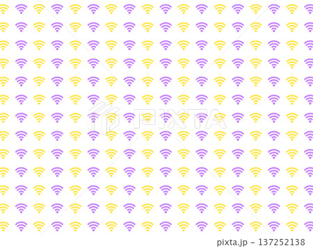 黄紫の電波の背景素材 137252138