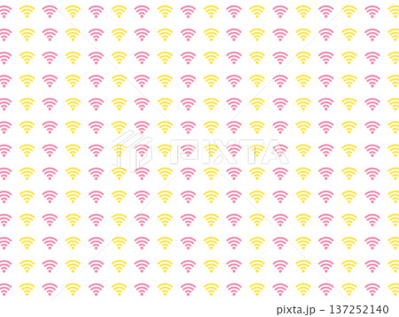 黄桃の電波の背景素材 137252140