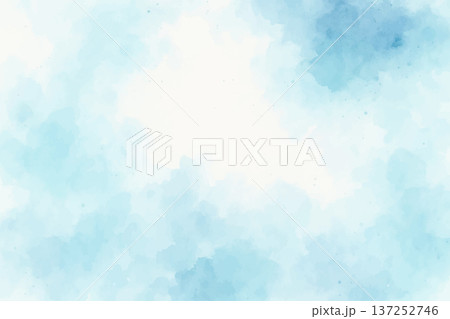 Abstract watercolor background with soft blue aqua pastel wash texture airy artistic design backdrop Abstract watercolor background with soft blue aqua pastel wash texture airy artistic design backdrop 137252746