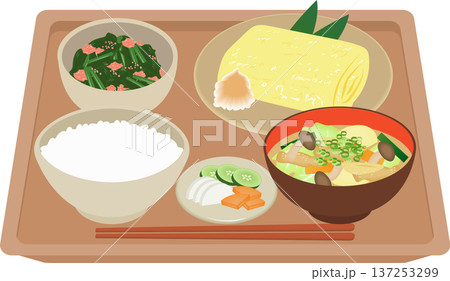 だし巻き玉子定食 137253299
