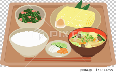 だし巻き玉子定食 137253299