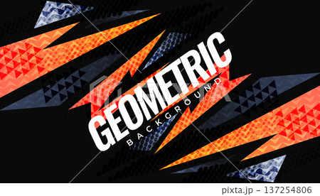 Dynamic and Energetic Sport Background with Grey and Orange Geometric Shapes in Speed Concept with Texture Effects. Sport Banner or Poster Background Design Template Dynamic and Energetic Sport Background with Grey and Orange Geometric Shapes in Speed Concept with Texture Effects. Sport Banner or Poster Background Design Template 137254806