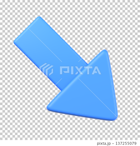 3D向下箭頭圖標 3D向下箭頭圖標 137255079