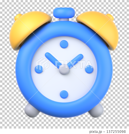 3Dの時計アイコン 3Dの時計アイコン 137255098