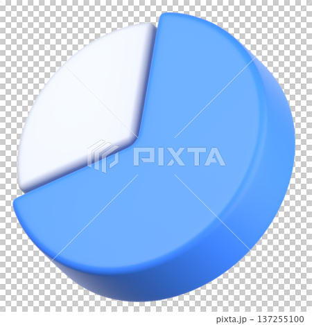 3Dの円グラフアイコン素材 3Dの円グラフアイコン素材 137255100