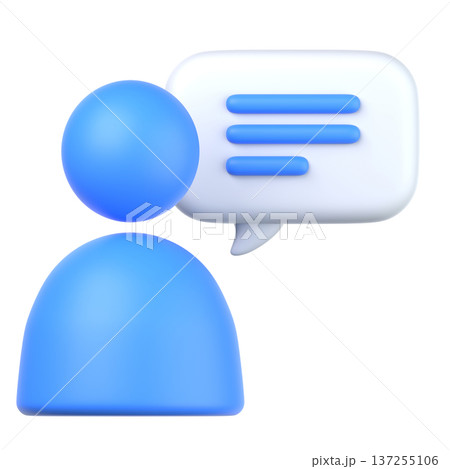 3Dの人物アイコン 137255106