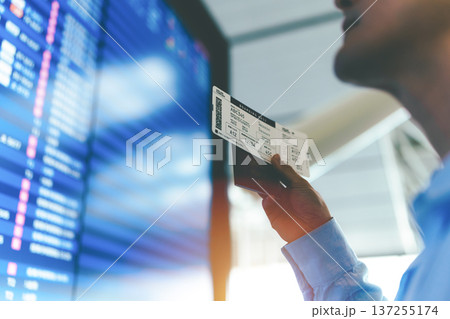 搭乗券とフライト情報 137255174