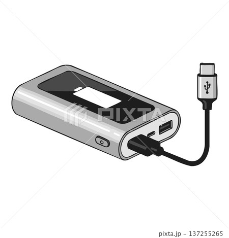 black usb cable isolated on white background black usb cable isolated on white background 137255265